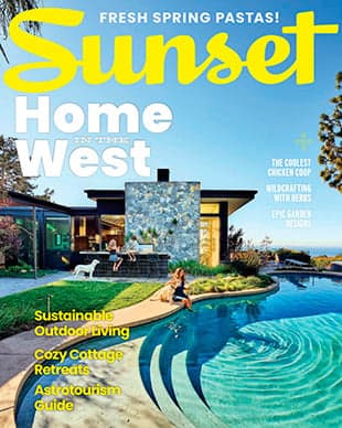 Sunset Spring Issue featuring Camille Styles whole home solutions created by California Closets